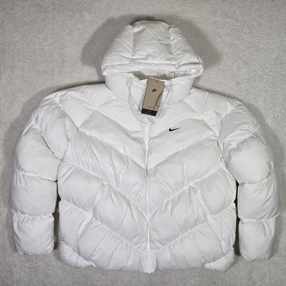 Nike Windpuffer Storm-FIT Loose Fit Puffer Repel Jacket Womens Large HF7865-100 - Picture 1 of 12